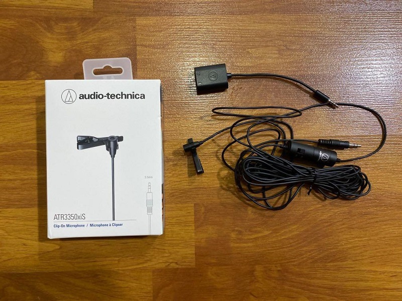 Micro thu âm, cài áo Audio Technica ATR3350xiS thiết kế