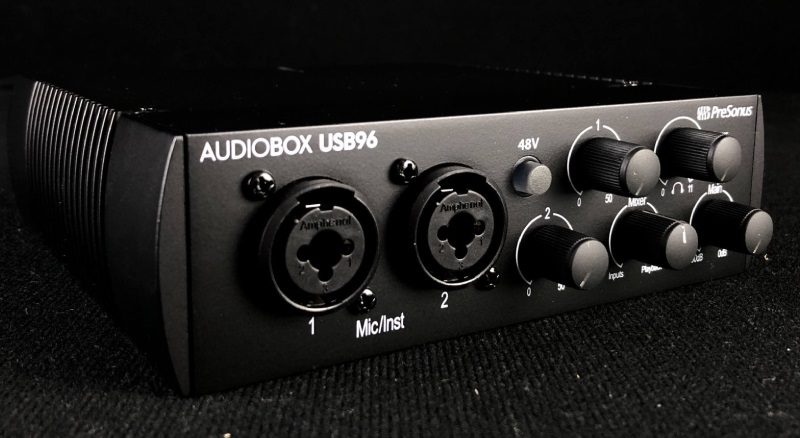 combo thu âm presonu audiobox 96k với soundcard audiobox usb96