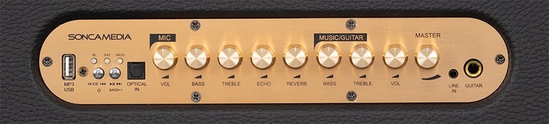 bảng điều khiển của loa cs250pro