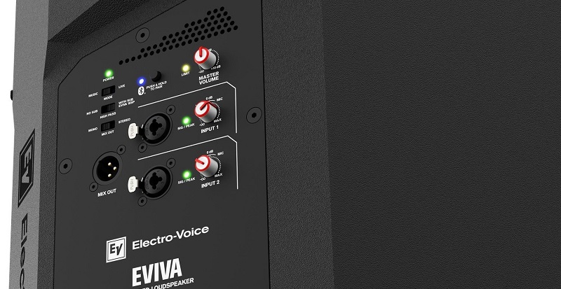 bảng điều khiển loa ev eviva 12p