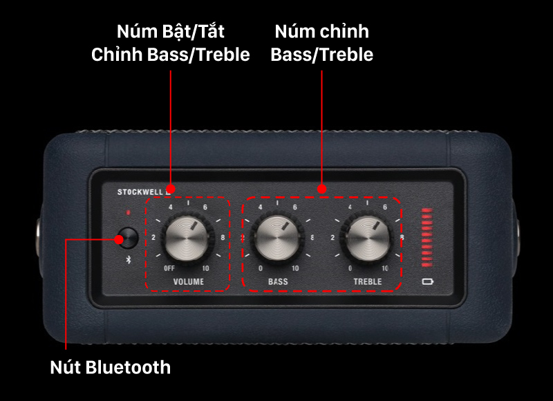 bảng điều khiển loa marshall stockwell 2