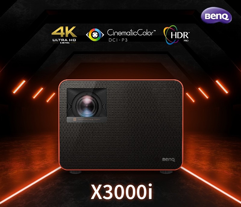 Máy chiếu BenQ X3000i hiện thị màu sắc