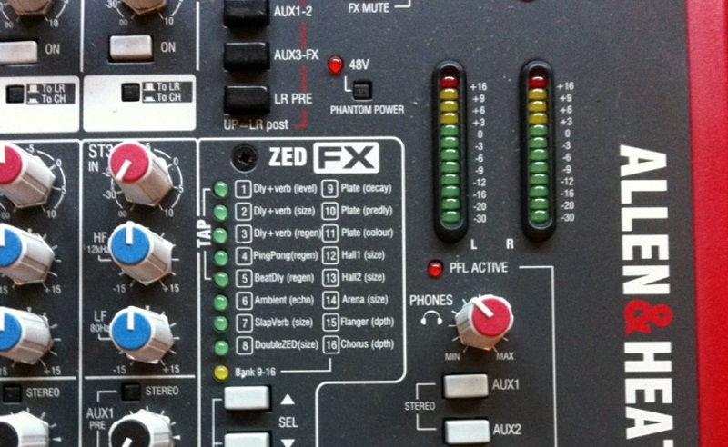 bộ hiệu ứng trên zed-22fx