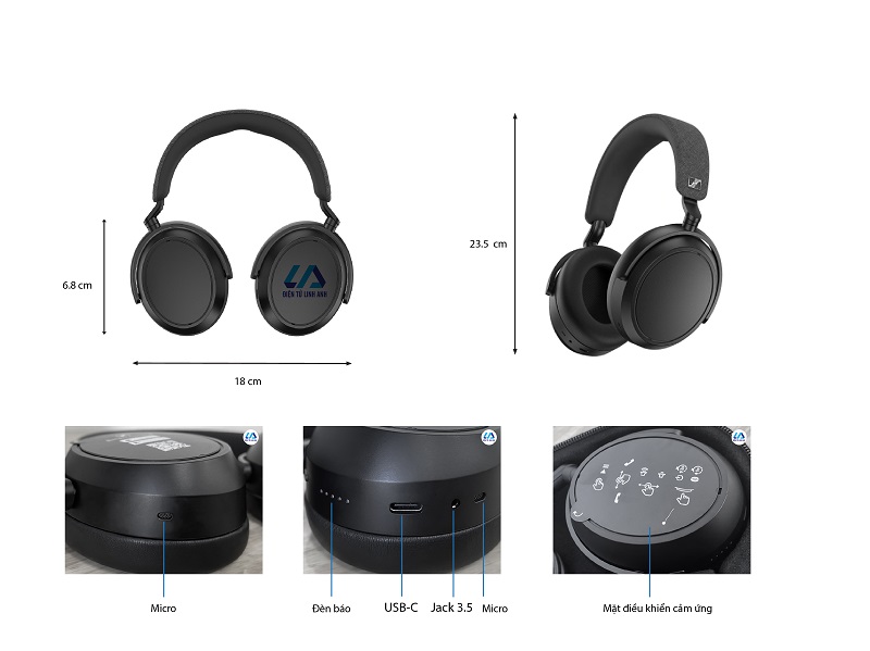 kích thước sennheiser momentum 4