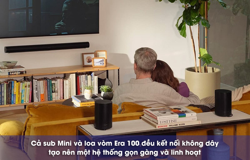 bố trí loa sub và era 100