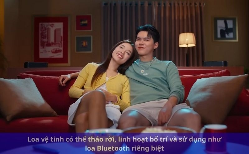 bố trí loa vệ tinh của bar 1300mk2