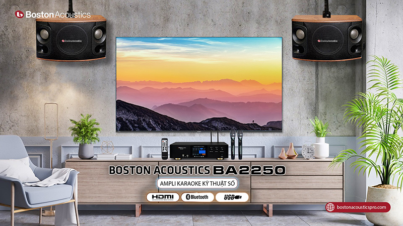 Amply Boston Acoustics BA2250 chính hãng
