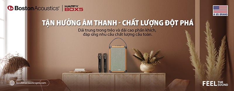Loa Boston Acoustics H5 giúp tận hưởng âm thanh chất lượng
