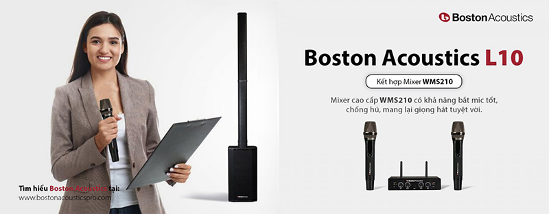 Loa Boston Acoustics L10 đi kèm micro