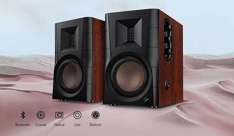 các đường kết nối trên loa hivi swan d200