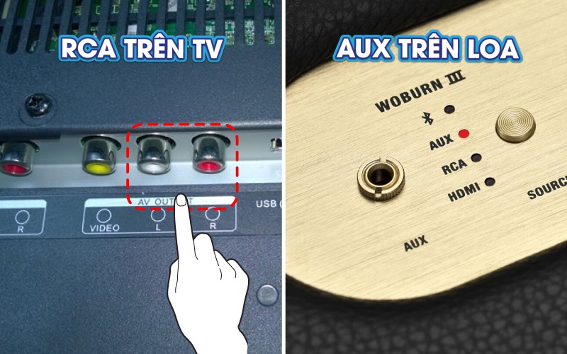 cách kết nối loa marshall với tv