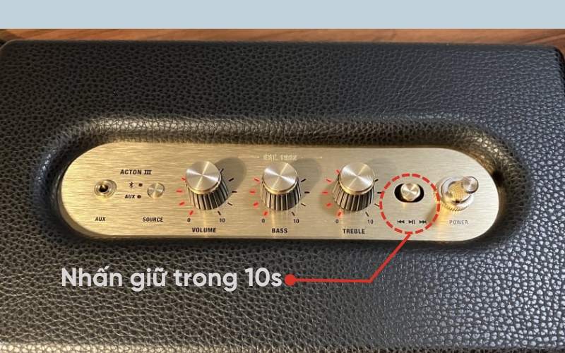 cách reset loa acton 3