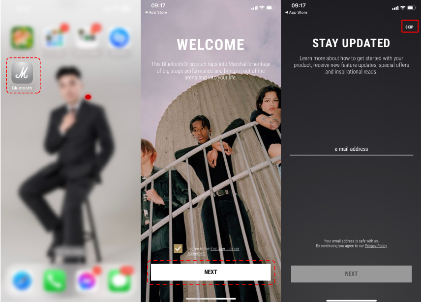 cài đặt app cho emberton 2