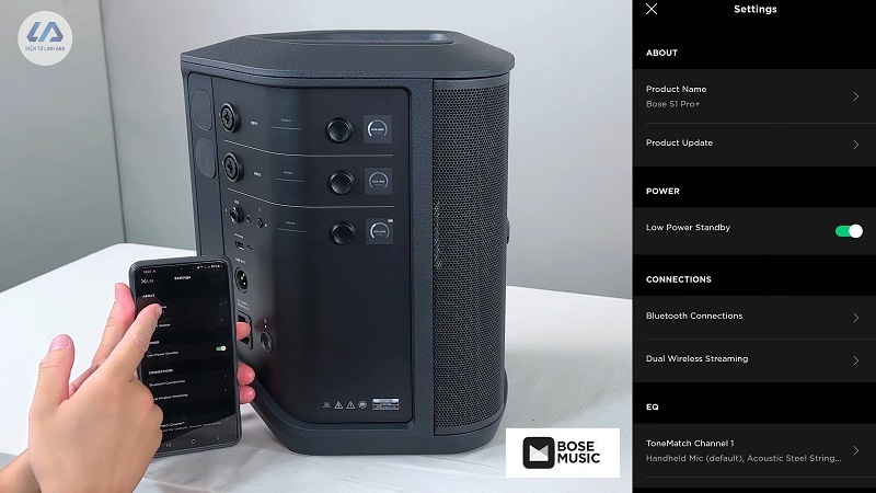 cài đặt loa bose s1 pro+ qua app