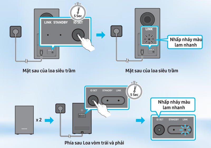 cài đặt sửa loa thanh samsung