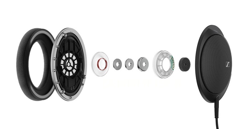 cấu trúc âm học tai nghe hd 550