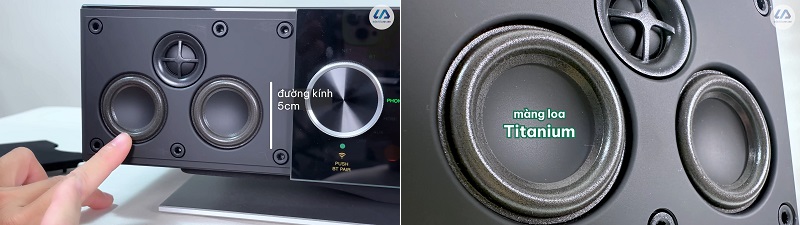 cấu trúc củ loa mid rs250