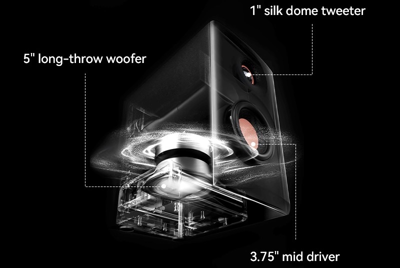 cấu trúc củ loa bên trong loa edifier mr5