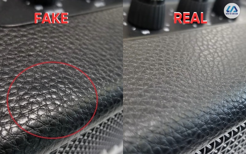 chất liệu của loa marshall fake vs real