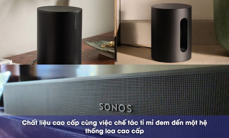 chất liệu loa beam + sub mini + era 100