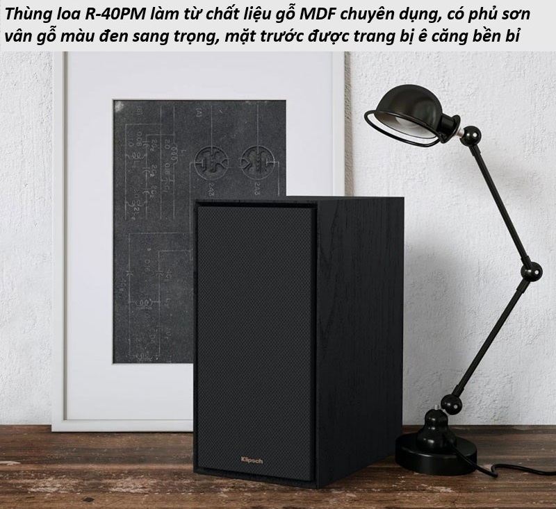 chất liệu loa Klipsch R-40PM