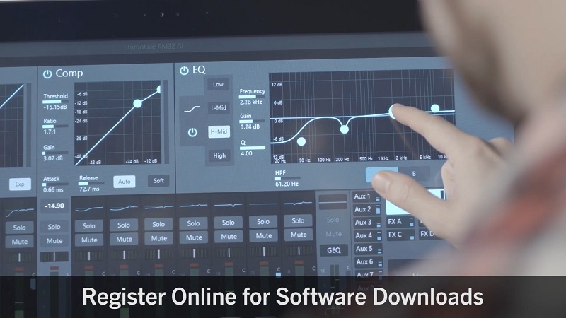 chỉnh âm thanh studiolive rml 32 ai