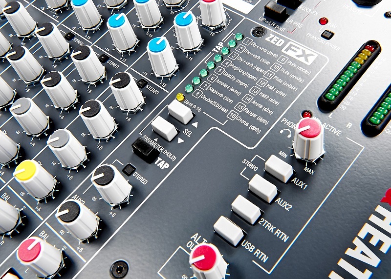 chỉnh eq trên mixer zed-22fx