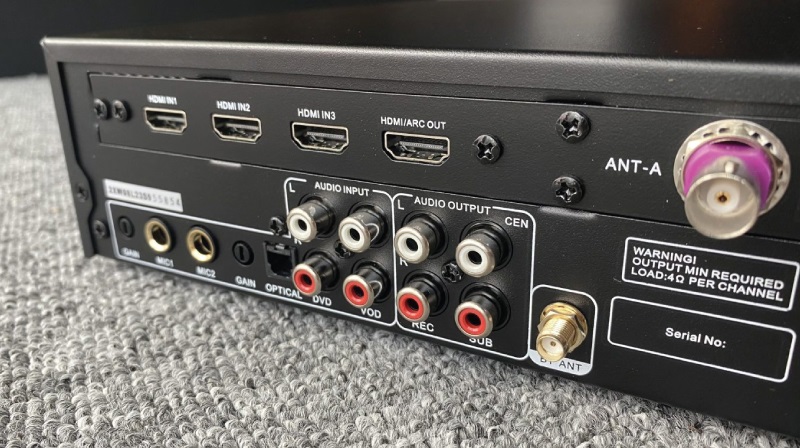 cổng kết nối amply cs 8600 pro