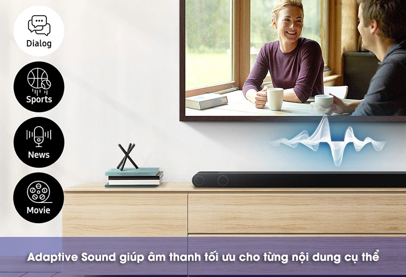 công nghệ adaptive sound trên loa s810d