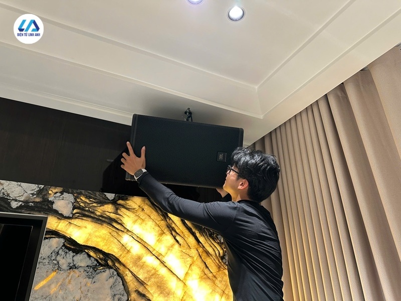 công trình karaoke jbl và mk p9 max tại hải phòng