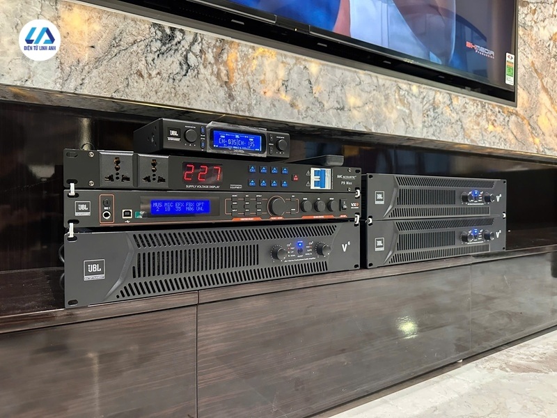 công trình karaoke jbl và mk p9 max tại hải phòng