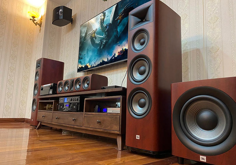 Dàn âm thanh xem phim 11.2 JBL, Denon LA323 loa front