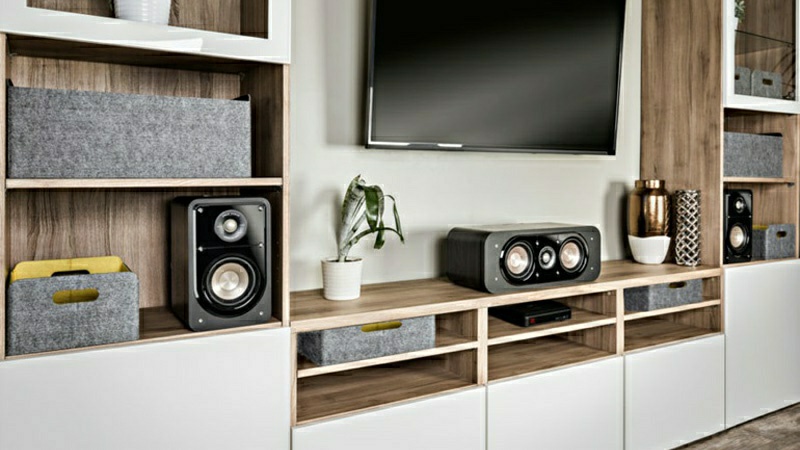 Dàn âm thanh xem phim 7.1 Polk, Denon LA208 loa surround