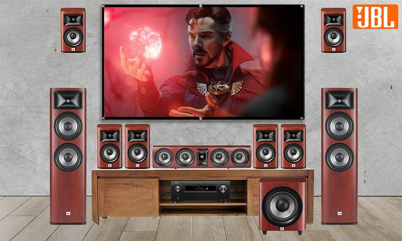 Dàn âm thanh xem phim 9.1 JBL, Denon LA314 sản phẩm chính hãng