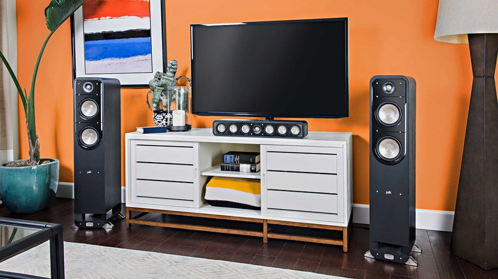 Dàn âm thanh xem phim 7.2 Polk, Denon LA210 loa front