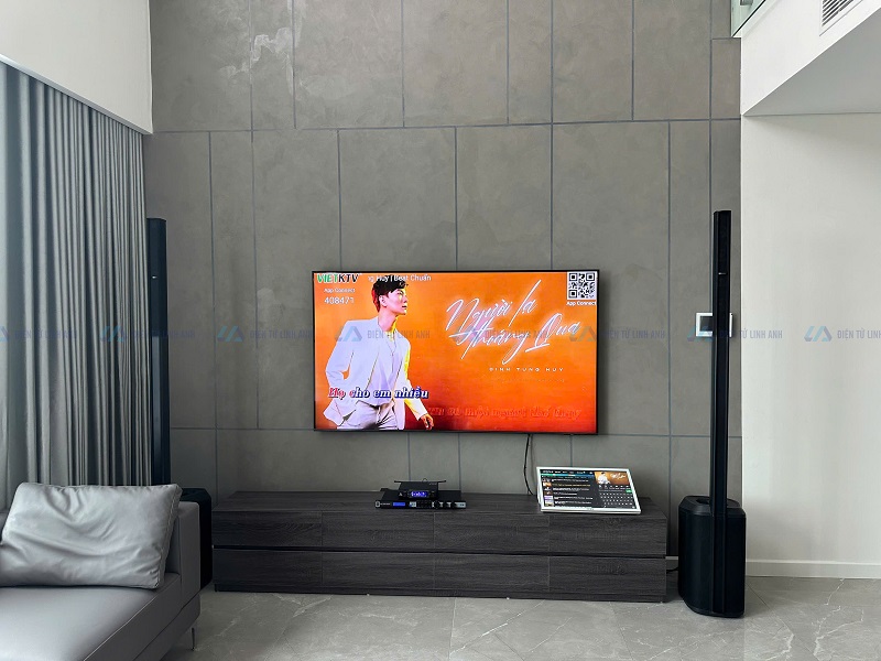 dàn karaoke bose l1 pro8 + vang kx180 + micro vm300 + đầu liền màn VietKTV AIO20 4TB