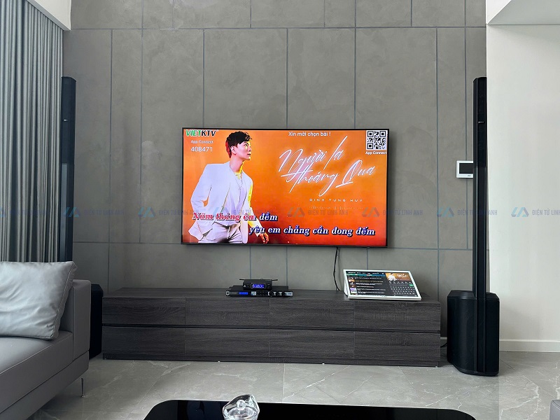 lắp đặt dàn karaoke bose l1 pro 8