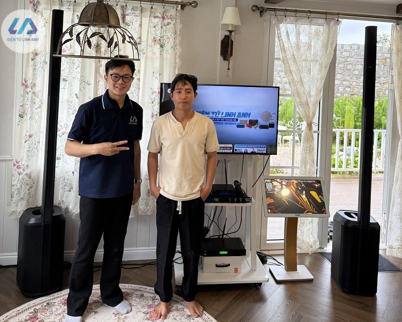 dàn karaoke bose l1pro8 + vang, micro jbl + màn việtk