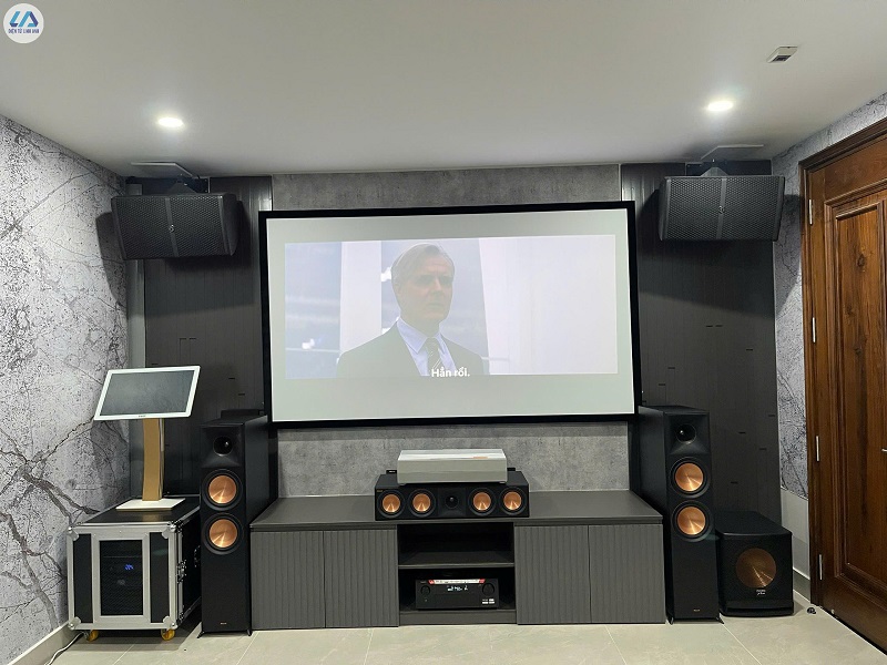 dàn karaoke xem phim wharfedale và klipsch