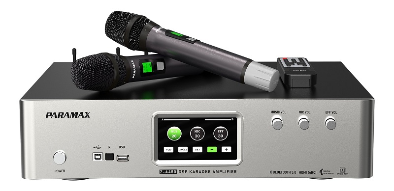 Amply Z-A450 trong dàn karaoke paramax