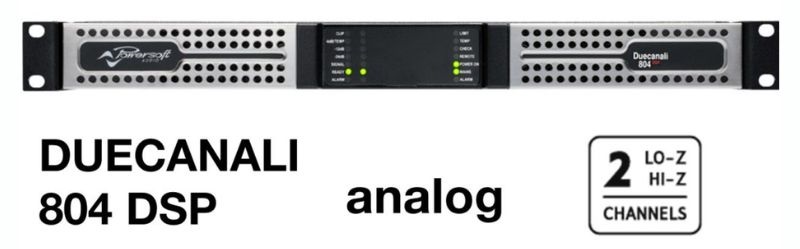 đẩy công suất powersoft duecanali 804 dsp công suất