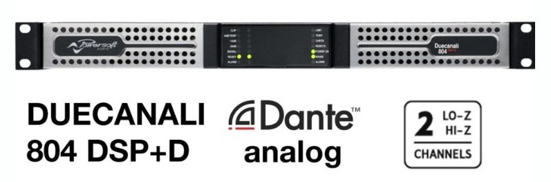 đẩy công suất powersoft duecanali 804 dsp + d hiệu suất