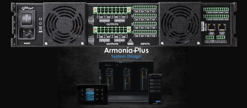 đẩy công suất powersoft ottocanali 12k4 dsp+d kết nối