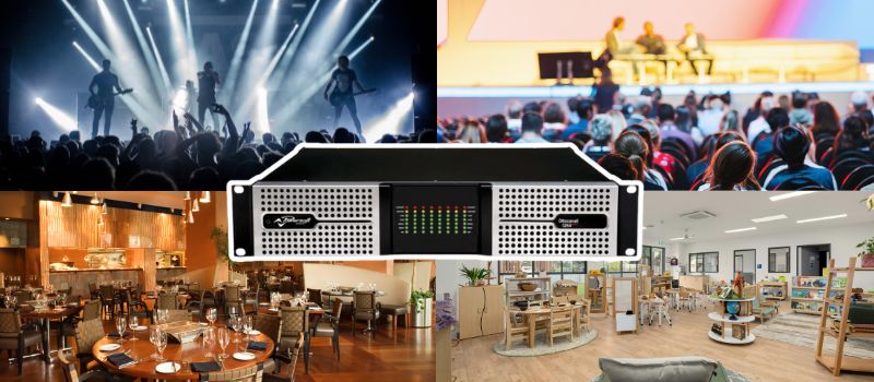 đẩy công suất powersoft ottocanali 12k4 dsp+d ứng dụng