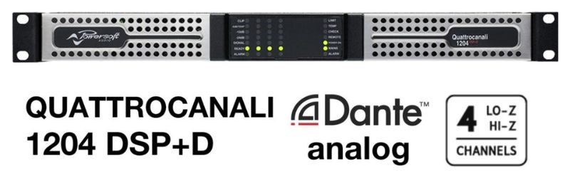 đẩy công suất powersoft quattrocanali 1204 dsp+d công suất