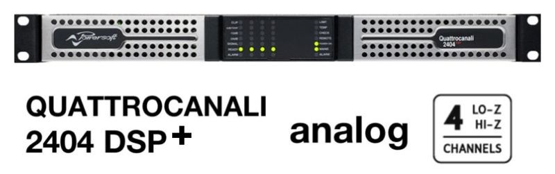 đẩy công suất powersoft quattrocanali 2404 dsp+ công suất