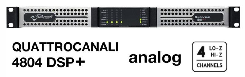 đẩy công suất powersoft quattrocanali 4804 dsp+ công suất