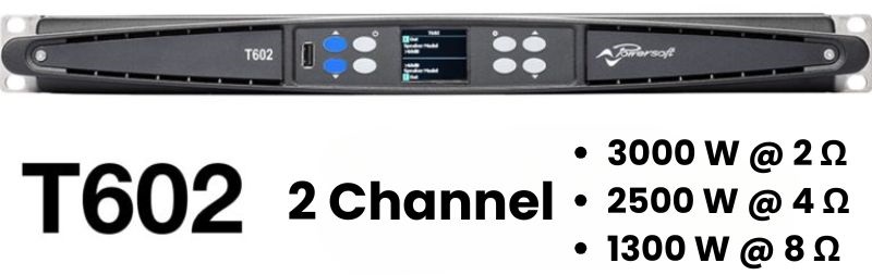 đẩy công suất powersoft t602 âm thanh