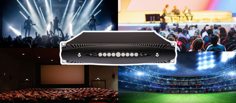 đẩy công suất powersoft x8 dsp + d ứng dụng