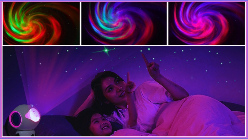 đèn galaxy ufo v1 đa dạng hiệu ứng màu sắc